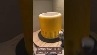 TORTE AIRBRUSHENInsta/TikTok:laras_tortenzauber #backen #cake #airbrush #tutorial #fondant