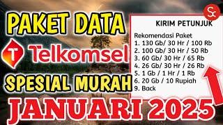 Paket Murah Telkomsel JANUARI 2025| Kode Dial Telkomsel Murah Terbaru Bulan JANUARI 2025