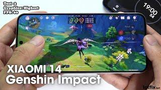 Xiaomi 14 Genshin Impact Gaming test Update | Snapdragon 8 Gen 3, 120Hz Display