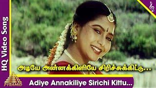 Adiye Annakiliye Video Song | Ponvizha Tamil Movie Songs | Napoleon | Suvalakshmi | Deva