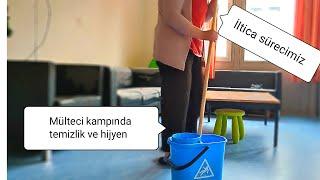 "Hollanda iltica süreci!!" mülteci kampı  temizlik  | günlük rutin temizlik Hollanda iltica