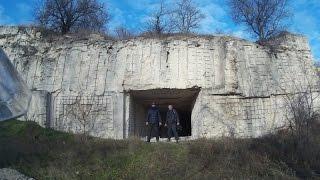 С. Осокоровка пещеры возле Нововоронцовки ноябрьские мотопакатушки  2016