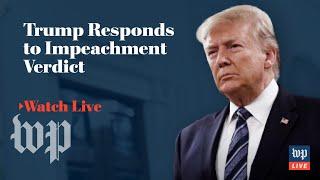 President Trump makes public statement after impeachment acquittal (FULL LIVE STREAM)