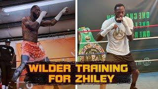 Deontay Wilder training for Zhilei Zhang. TRAINING CAMP PART 2| HIGHLIGHTS HD BOXING (2024)