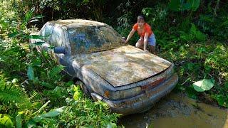 Would you believe it? Toyota Camry was abandoned next to a stream - Full restoration CAR ancient