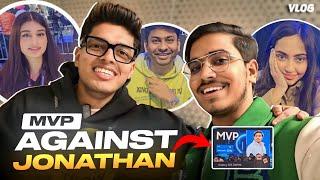 FIRST MATCH MVP AGAINST JONATHAN| MEETUP WITH ALL YOUTUBERS