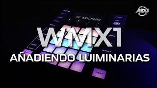 Añadiendo luminarias - Mini guía WMX1 de ADJ