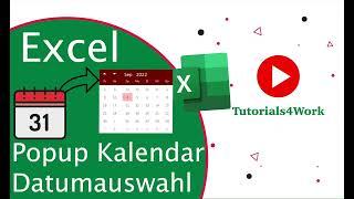 Excel-Kalender: Datumseingabe mit Popup-Kalender-Addon - einfach und schnell