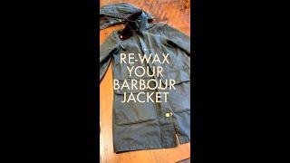 How to re-waterproof your #barbour waxed jacket.