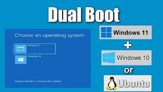 How to install Two Operating Systems on Two physical Drives, on a Desktop Computer or Laptop