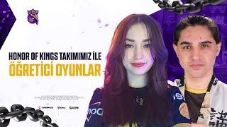 HONOR OF KINGS TAKIMIMIZ İLE ÖĞRETİCİ OYUNLAR! I @s2gsumeyye