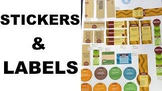 Stickers and Labels - Placing your brand on packaging, economically