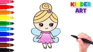 Как нарисовать маленькую фею | How to draw a little fairy