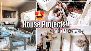  NEW HOUSE PROJECTS & PATIO MAKEOVER 2021 :: Decorate With Me, Homemaking Motivation + Patio Ideas