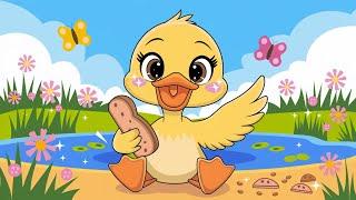 The Hungry Duck | Fun Animated Song for Kids with Cheerful Rhymes