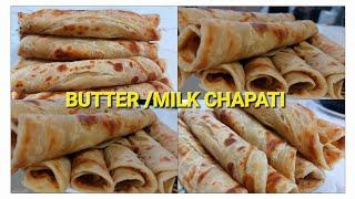 Try this butter/milk soft layered chapatis// How To Make milk chapati #chapati #Roti #paratha