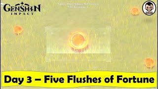 (Day 3 - Red Creature) Here is how to Complete Five Flushes of Fortune | Kurious Kamera | Fortune