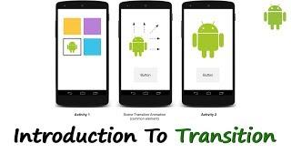 Introduction To Transition || Android Studio Tutorials