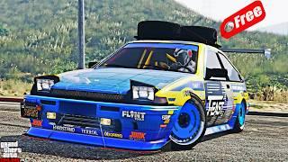 Perfect DRIFT CAR in GTA 5 Online is FREE | Futo GTX Crazy Customization & Review | Toyota JDM