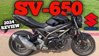 2024 Suzuki SV-650 Ride & Review | Best Beginner Motorcycle? #review #suzuki #sv650