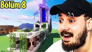 SUNUCUDAN ATILAN KİŞİ + YENİ DEVASA NETHER  PORTALI!Ekiple Minecraft 8. Bölüm (2025)