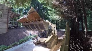 Kennesaw, GA Cobb County concrete driveway demolition and gravel installation