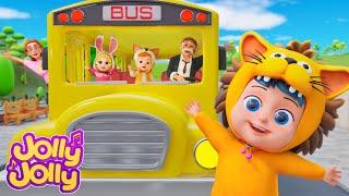 Wheels on the Bus  - It's Cody Time | Nursery Rhymes and Kids Songs | Jolly Jolly