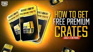 Free Premium Crates In Pubg | How to Get Free Premium Crates | PUBGM