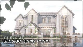 - minecraft - lakeside family home   [speed build] - cocricot