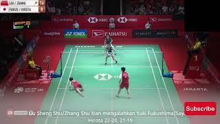 Liu Sheng Shu/Zheng Shu Xian VS Yuki Fukushima/Sayaka Hirota Final Ganda Putri Indonesia Masters2023