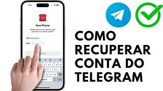Como recuperar conta do Telegram sem e-mail ou telefone | Recuperar conta do Telegram