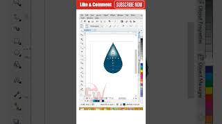 drop effect coreldraw short