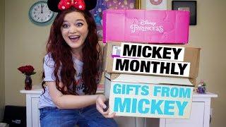 HUGE DISNEY UNBOXING HAUL | MICKEY MONTHLY. GIFTS FROM MICKEY. DISNEY'S PLEY BOX