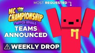 MCC Twitch Rivals 2 Teams Announced! | The Weekly Drop