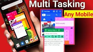 How to do Multitasking in android | Multitasking And Multi Screen in Any Mobile | Floating Apps 2021