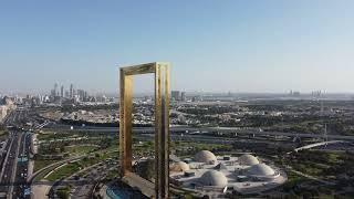 Aerial View | Dubai Frame | Free Stock Footage