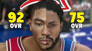 Dunking With Derrick Rose In Every NBA 2K!