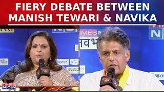 WATCH: Fiery Debate Between Congress' Manish Tewari & Navika Kumar Over Attack On Times Now's Crew