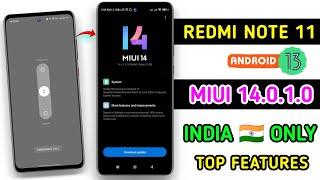  Redmi Note 11 Miui 14.0.1.0 With Android 13  Stable Update Top 5 Features | Redmi Note 11 Miui 14