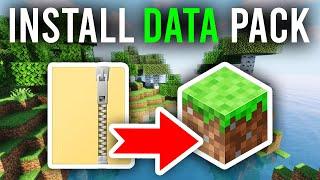 How To Install Data Packs In Minecraft | Install Minecraft Data Packs