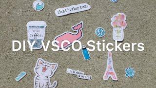 DIY Aesthetic VSCO Stickers