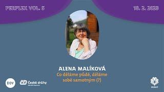 CO DĚLÁME PŮDĚ, DĚLÁME SOBĚ SAMOTNÝM (?) – Alena Malíková – Perplex Vol. 5