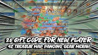 26 GIFT CODE NEW PLAYER!! GACHA 42 TREASURE MAP NEW SERVER 120 GAS RAMEIIINN!! MYTHIC SAMKOK