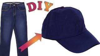 How to make a Cap from old jeans | Cap making at home | DIY| Jeans cap | topi