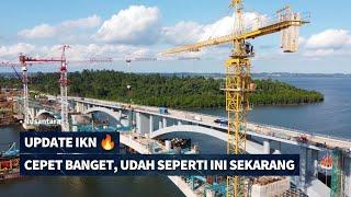 Update IKN Terbaru Jembatan Duplikasi Bentang Pendek Pulau Balang @ExploreMerahPutih