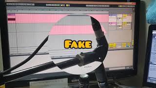 no sound! quick comparison between fake and real shure sm57