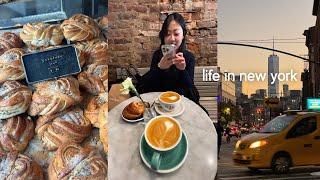 nyc vlog | new restaurants, studying at cafes, catching up with friends