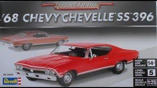 1968 Chevelle SS 396 1:25 Revell #85-4445  -Model Kit Build & Review