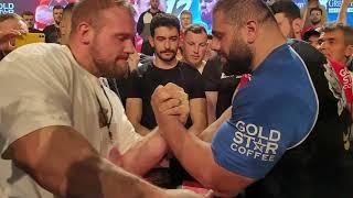 Levan Saginashvili vs Kiril Sarychev EvW 12 Afterpull #armwrestling #levansaginashvili